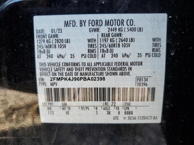 Photo 13 VIN: 2FMPK4J96PBA02398 - FORD EDGE SEL 