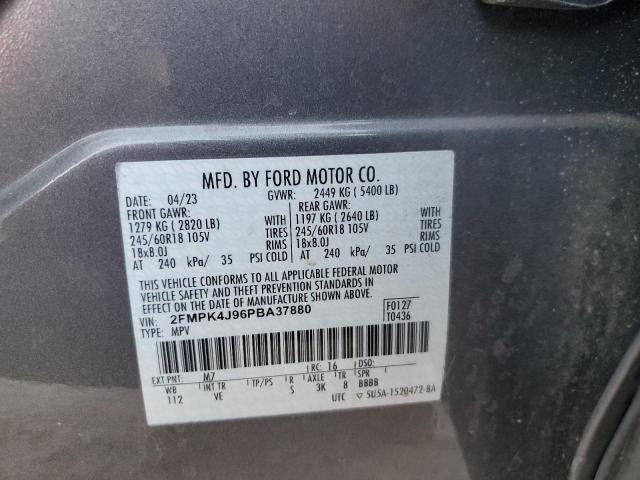 Photo 12 VIN: 2FMPK4J96PBA37880 - FORD EDGE SEL 