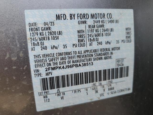 Photo 12 VIN: 2FMPK4J96PBA38513 - FORD EDGE 