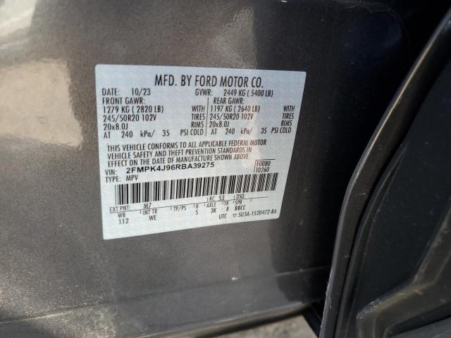 Photo 12 VIN: 2FMPK4J96RBA39275 - FORD EDGE SEL 