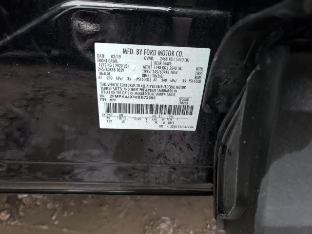 Photo 12 VIN: 2FMPK4J97KBB72696 - FORD EDGE SEL 