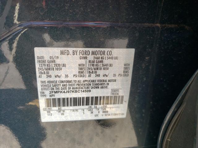 Photo 9 VIN: 2FMPK4J97KBC14509 - FORD EDGE SEL 