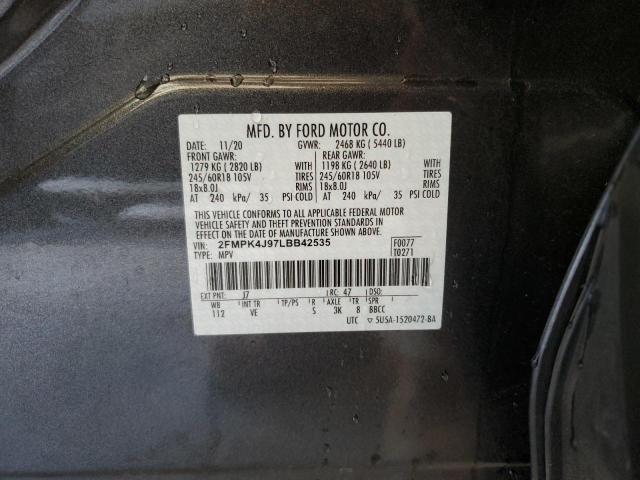 Photo 12 VIN: 2FMPK4J97LBB42535 - FORD EDGE 