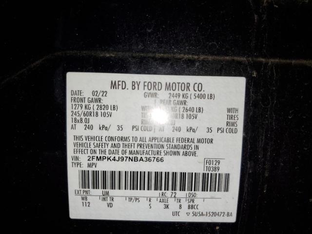 Photo 12 VIN: 2FMPK4J97NBA36766 - FORD EDGE 