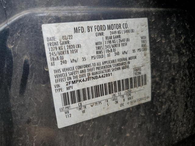 Photo 12 VIN: 2FMPK4J97NBA42891 - FORD EDGE 