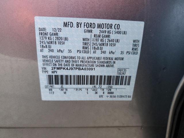 Photo 13 VIN: 2FMPK4J97PBA03091 - FORD EDGE 