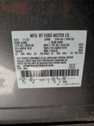 Photo 11 VIN: 2FMPK4J97RBA51046 - FORD EDGE 