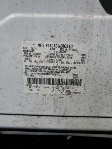 Photo 12 VIN: 2FMPK4J98GBC06099 - FORD EDGE SEL 