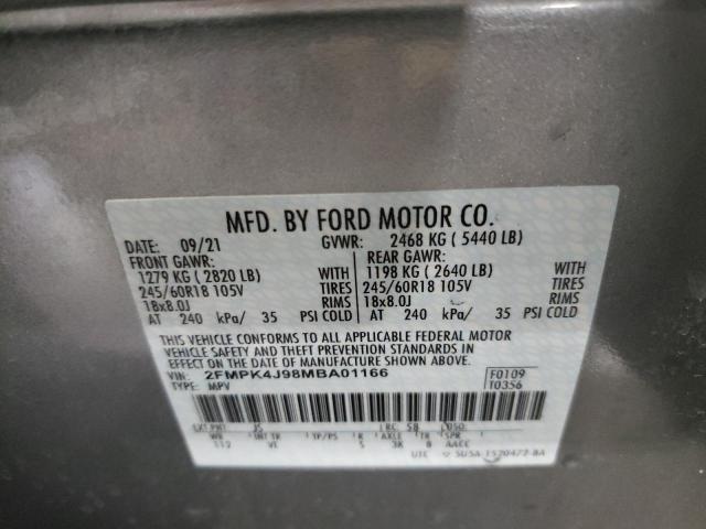 Photo 13 VIN: 2FMPK4J98MBA01166 - FORD EDGE SEL 