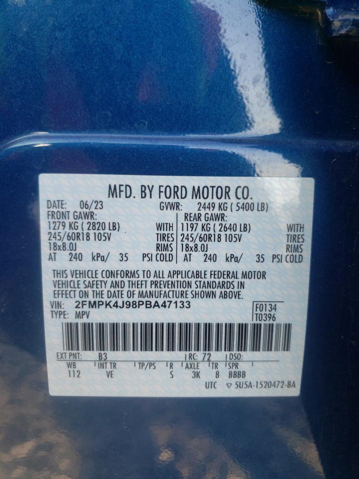 Photo 12 VIN: 2FMPK4J98PBA47133 - FORD EDGE 