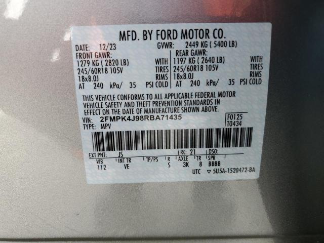 Photo 13 VIN: 2FMPK4J98RBA71435 - FORD EDGE 