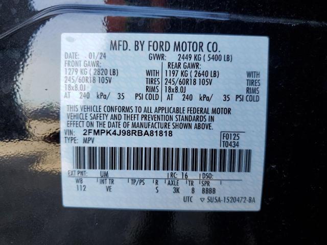 Photo 12 VIN: 2FMPK4J98RBA81818 - FORD EDGE SEL 