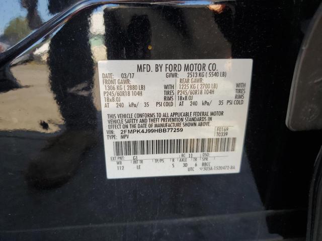 Photo 11 VIN: 2FMPK4J99HBB77259 - FORD EDGE 