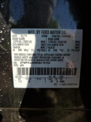 Photo 12 VIN: 2FMPK4J99KBC19162 - FORD EDGE 