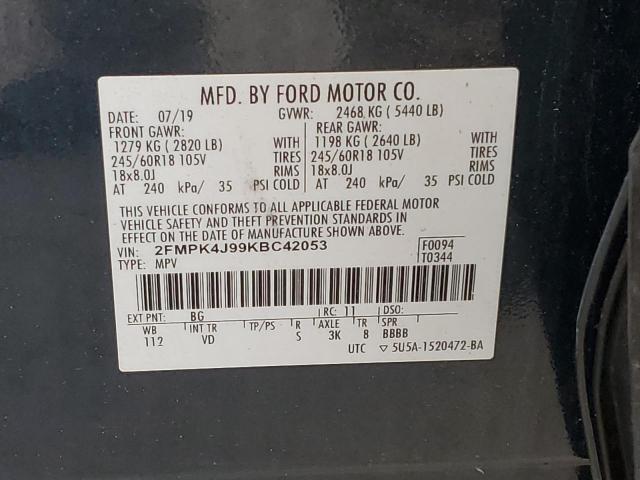 Photo 12 VIN: 2FMPK4J99KBC42053 - FORD EDGE 