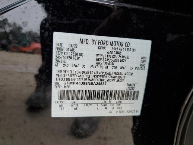 Photo 13 VIN: 2FMPK4J99NBA24537 - FORD EDGE 