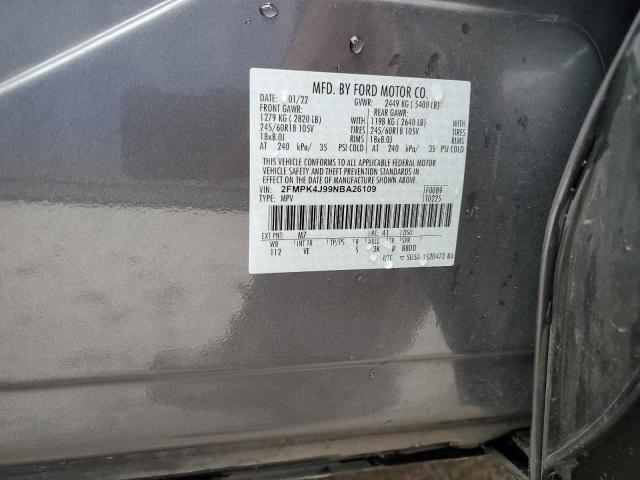 Photo 12 VIN: 2FMPK4J99NBA26109 - FORD EDGE SEL 