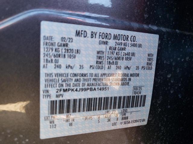 Photo 11 VIN: 2FMPK4J99PBA14951 - FORD EDGE SEL 