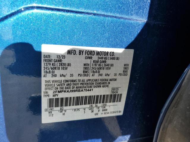 Photo 11 VIN: 2FMPK4J99RBA70441 - FORD EDGE SEL 