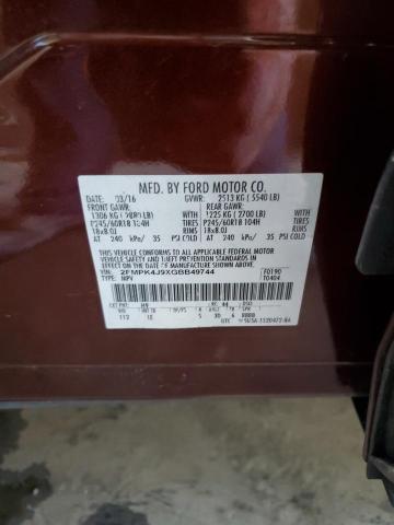 Photo 12 VIN: 2FMPK4J9XGBB49744 - FORD EDGE SEL 