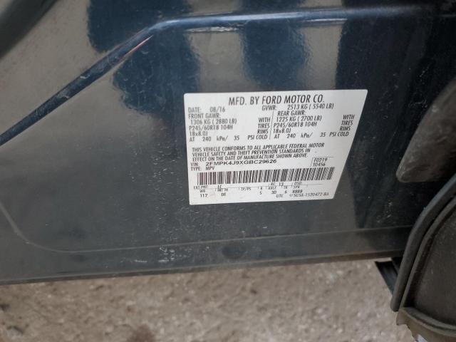 Photo 12 VIN: 2FMPK4J9XGBC29626 - FORD EDGE SEL 