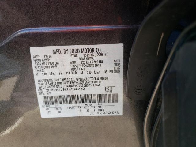 Photo 12 VIN: 2FMPK4J9XHBB36140 - FORD EDGE SEL 