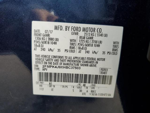 Photo 12 VIN: 2FMPK4J9XHBC37503 - FORD EDGE 