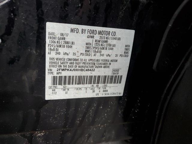 Photo 12 VIN: 2FMPK4J9XHBC48422 - FORD EDGE SEL 