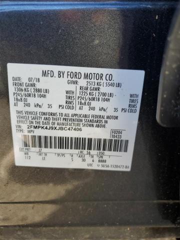 Photo 11 VIN: 2FMPK4J9XJBC47406 - FORD EDGE 