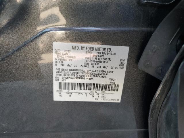 Photo 12 VIN: 2FMPK4J9XKBB74894 - FORD EDGE SEL 