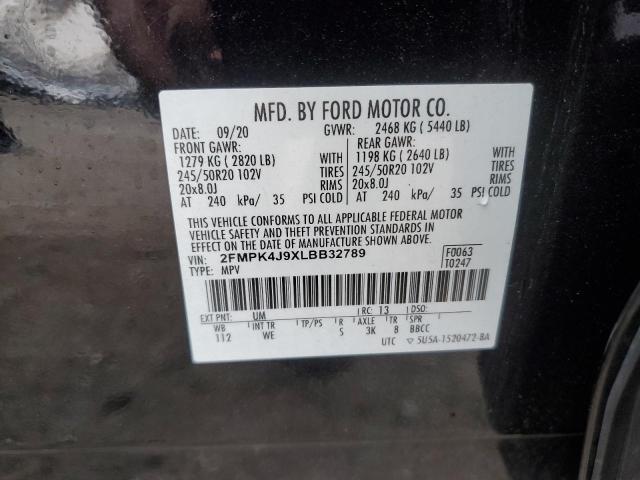 Photo 13 VIN: 2FMPK4J9XLBB32789 - FORD EDGE SEL 
