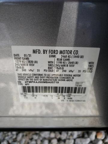 Photo 12 VIN: 2FMPK4J9XMBA05719 - FORD EDGE SEL 