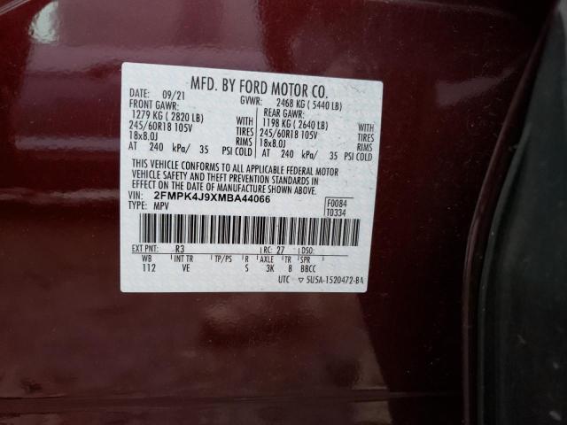 Photo 12 VIN: 2FMPK4J9XMBA44066 - FORD EDGE SEL 