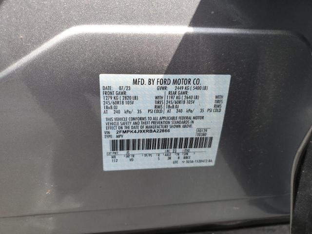 Photo 12 VIN: 2FMPK4J9XRBA22866 - FORD EDGE SEL 