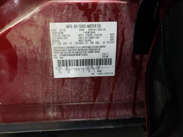 Photo 13 VIN: 2FMPK4K88JBB72842 - FORD EDGE TITAN 