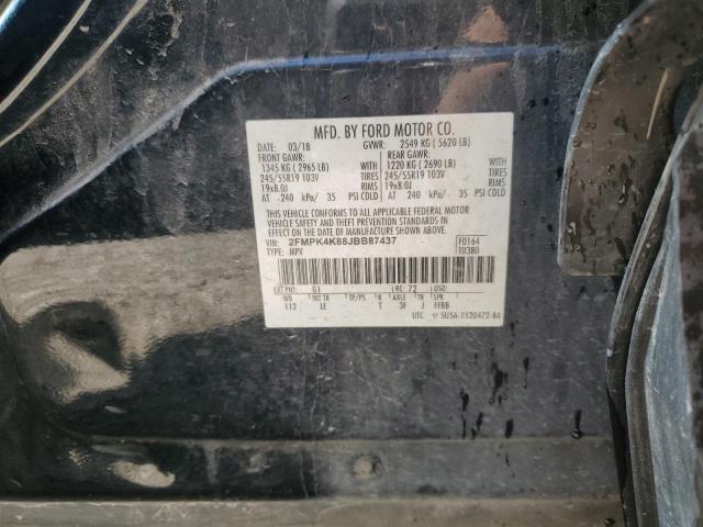 Photo 12 VIN: 2FMPK4K88JBB87437 - FORD EDGE TITAN 