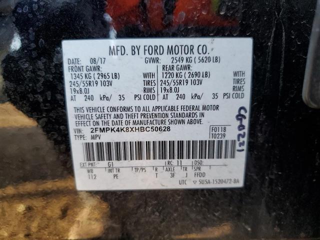 Photo 13 VIN: 2FMPK4K8XHBC50628 - FORD EDGE TITAN 