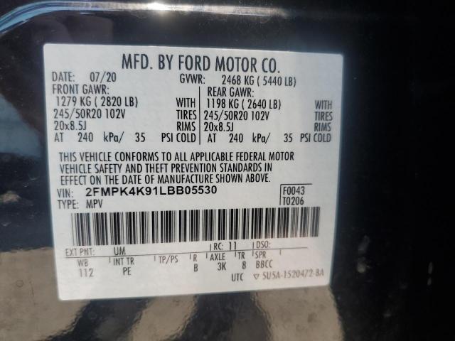 Photo 12 VIN: 2FMPK4K91LBB05530 - FORD EDGE TITAN 