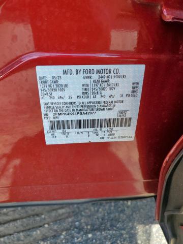 Photo 13 VIN: 2FMPK4K94PBA42977 - FORD EDGE TITAN 