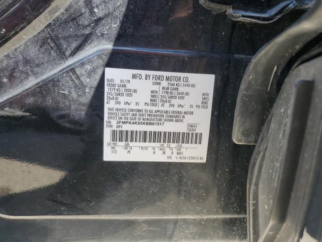 Photo 12 VIN: 2FMPK4K95KBB61517 - FORD EDGE 