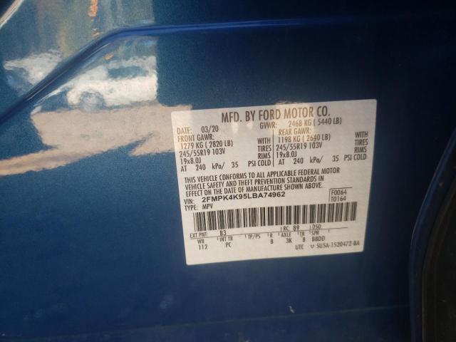 Photo 9 VIN: 2FMPK4K95LBA74962 - FORD EDGE TITAN 