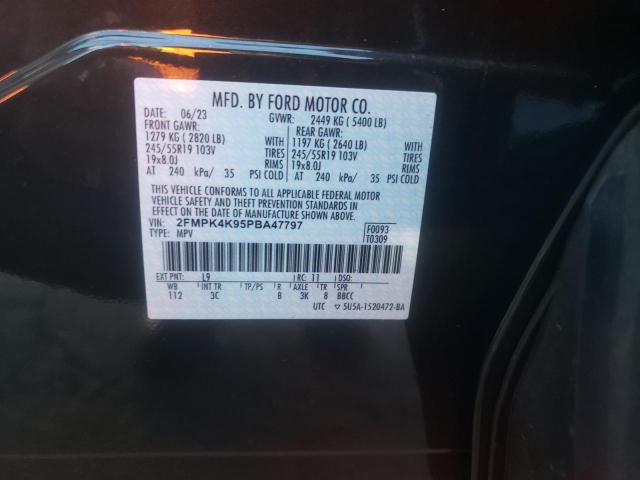 Photo 13 VIN: 2FMPK4K95PBA47797 - FORD EDGE TITAN 