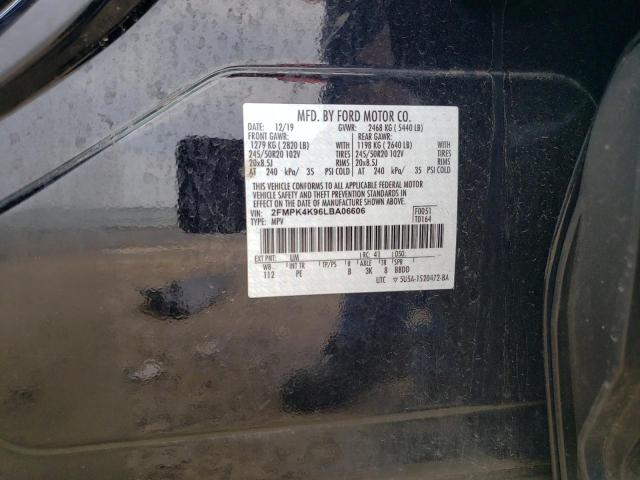 Photo 12 VIN: 2FMPK4K96LBA06606 - FORD EDGE TITAN 