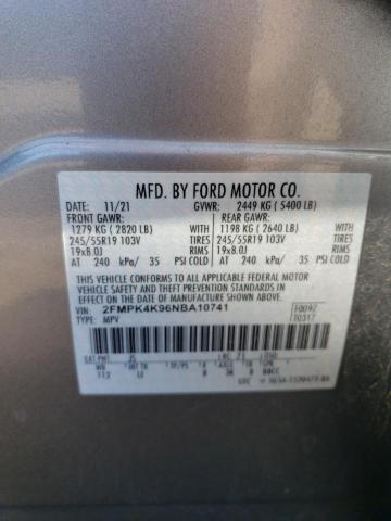 Photo 12 VIN: 2FMPK4K96NBA10741 - FORD EDGE 