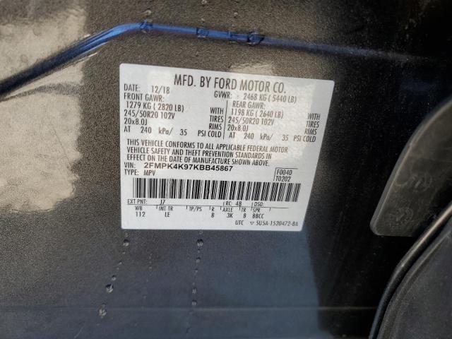 Photo 13 VIN: 2FMPK4K97KBB45867 - FORD EDGE TITAN 