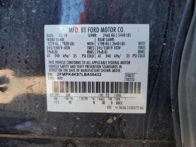 Photo 11 VIN: 2FMPK4K97LBA56432 - FORD EDGE 