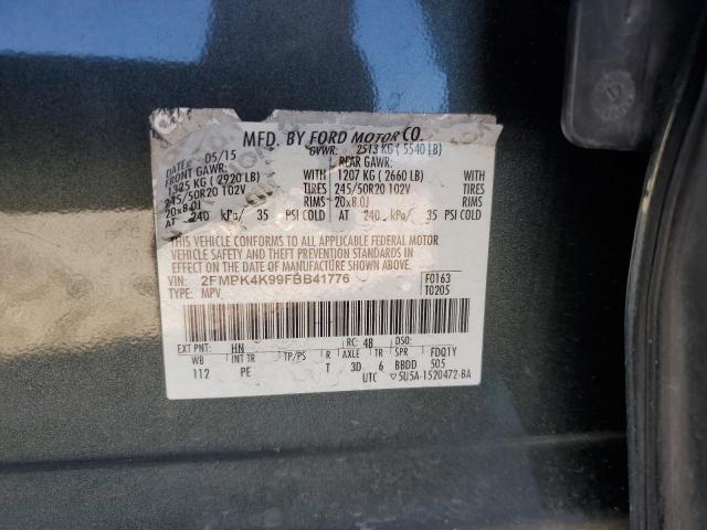 Photo 12 VIN: 2FMPK4K99FBB41776 - FORD EDGE 