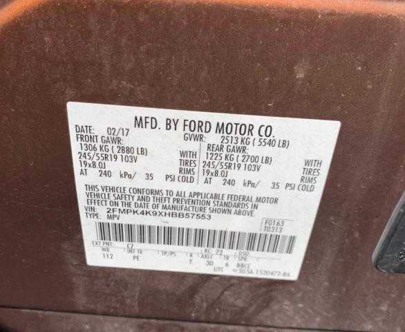 Photo 9 VIN: 2FMPK4K9XHBB57553 - FORD EDGE TITAN 