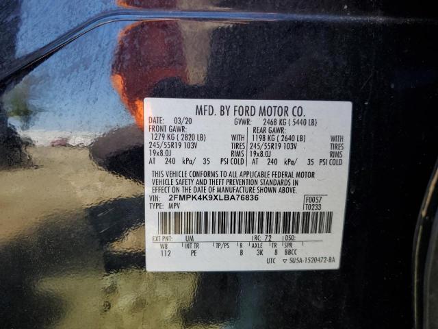 Photo 9 VIN: 2FMPK4K9XLBA76836 - FORD EDGE TITAN 