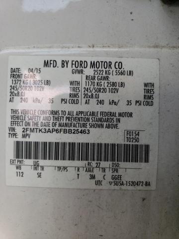 Photo 12 VIN: 2FMTK3AP6FBB25463 - FORD EDGE SPORT 